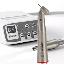 SANDENT Dental Electric LED Brushless Micro Motor/45° 1:4.2 Increasing Handpiece
