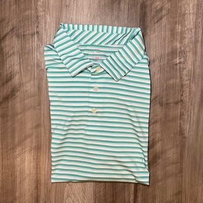 Southern Tide Gulf Stripe Performance Polo - 2XL