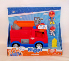 Blippi Fire Truck With Sounds And Music Rare Includes Figures Kids TV Shows