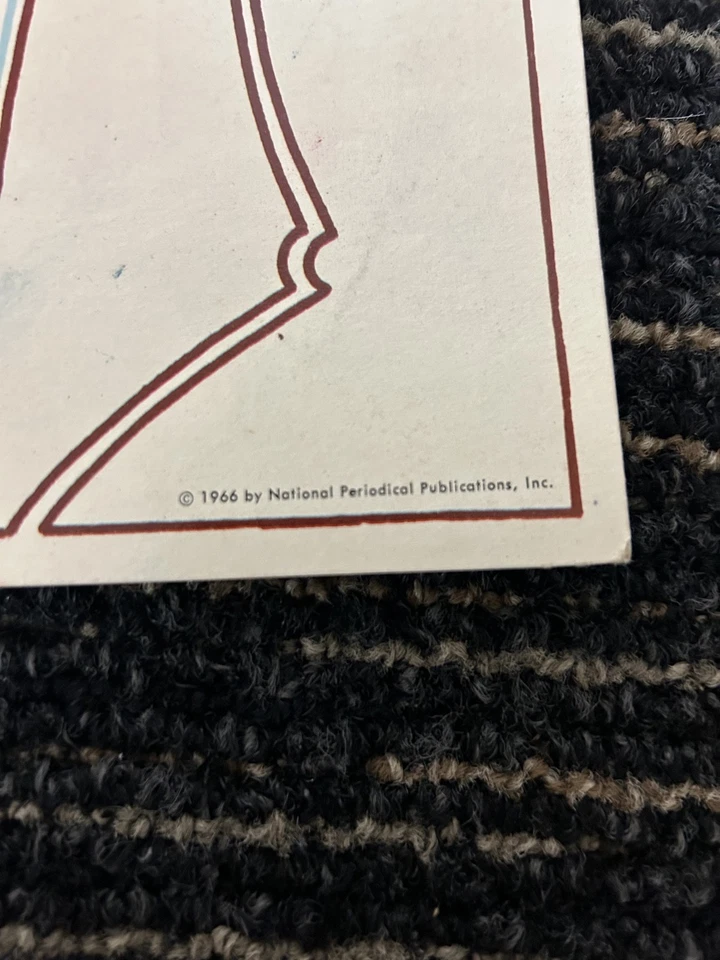 SOLO TARJETAS DE FROTAR MÁGICAS WHITMAN BATMAN FOLLOW THE COLOR DE LAS 1960 Foto 2 de 4