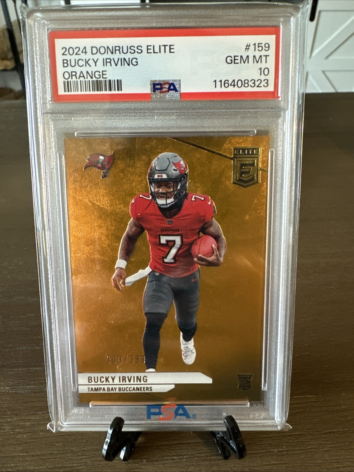 2024 Panini Donruss Elite - Rookies Bucky Irving #159 Orange /399 (RC)