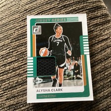 2025 Donruss WNBA Jersey Series #58 Alysha Clark Seattle Storm LV
