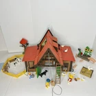 Playmobil 3716 Farm Barn Flowers Animals Figures Birdhouse Vintage NearComplete