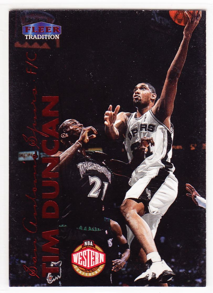 1999-00 Fleer Tradition Tim Duncan San Antonio Spurs #4