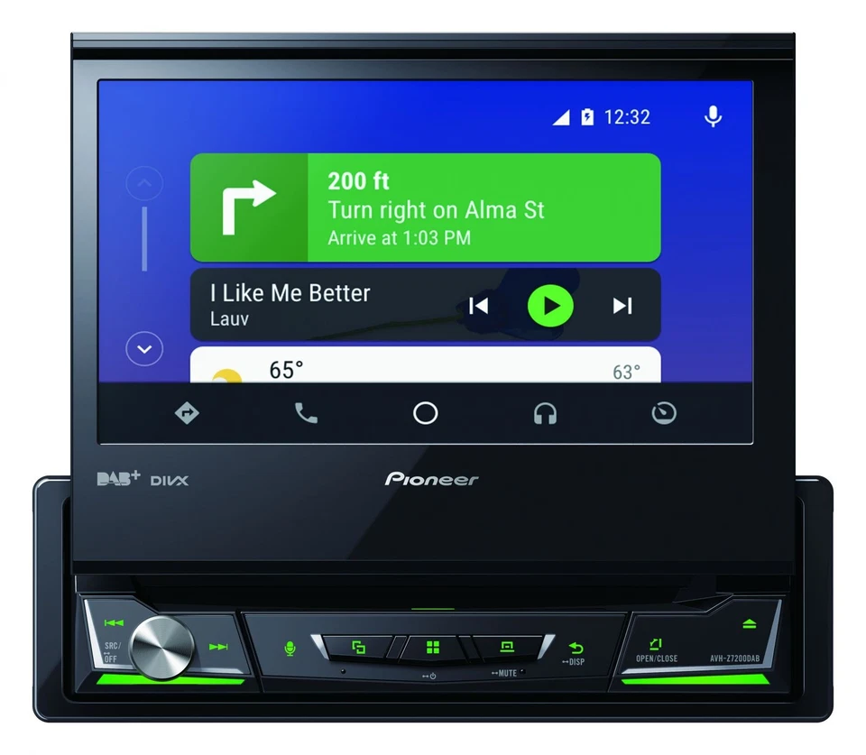 Pioneer DVD Bluetooth DAB USB MP3 Autoradio für Mitsubishi Eclipse 4G 2005-2012 - Bild 4 von 4