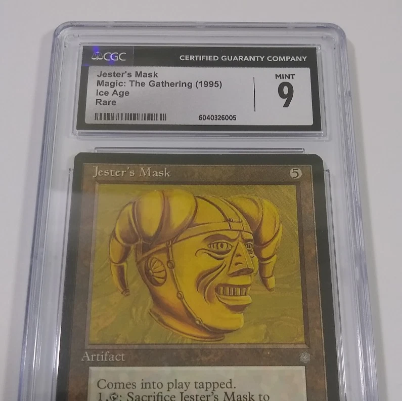 MTG Jester's Mask CGC 9 NM Mint Ice Age Reserved List Vintage Graded - Image 2 of 4