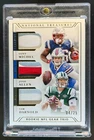 2018 National Treasures Michel Josh Allen Sam Darnold Rookie Trio Patch #/25