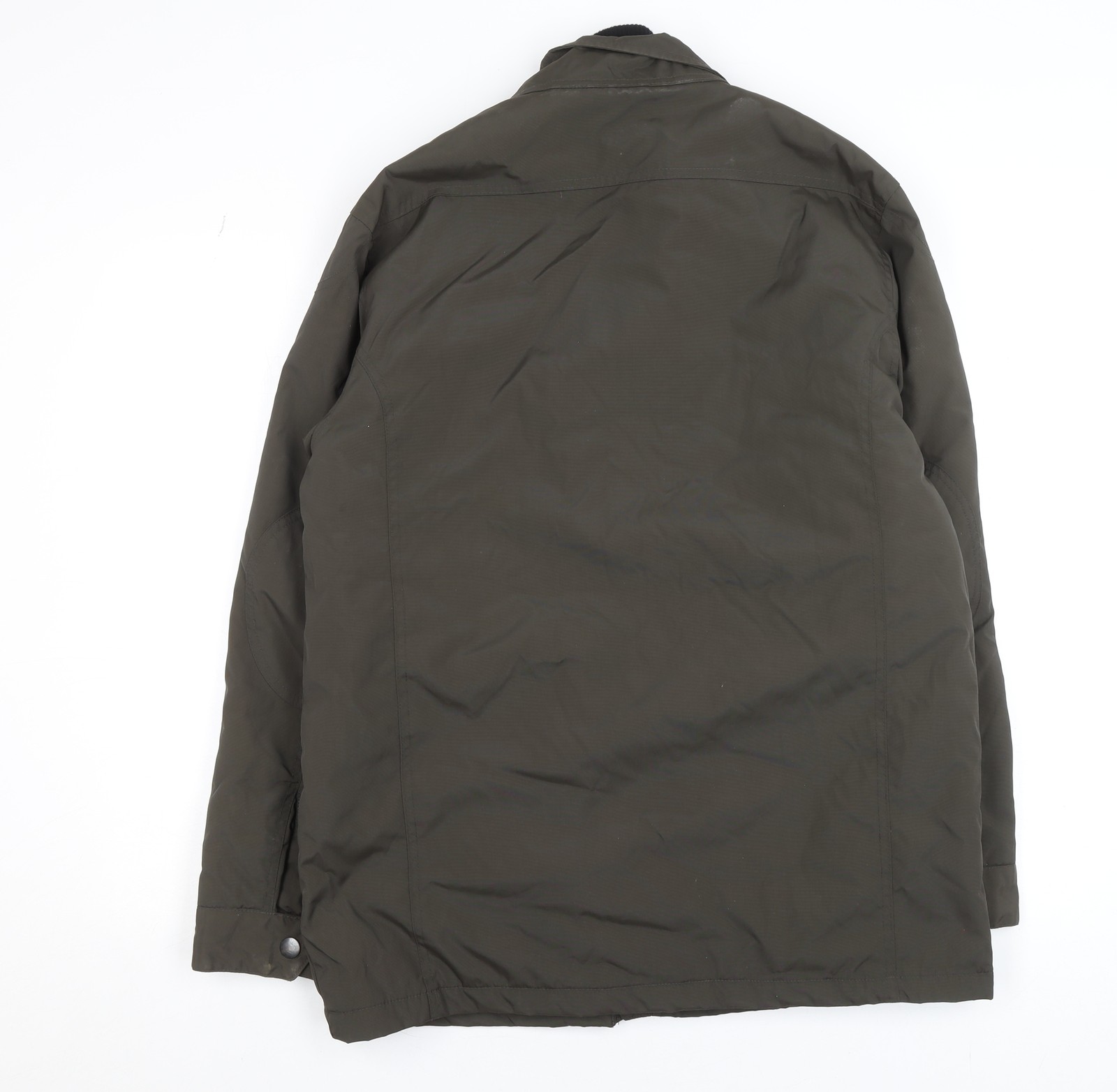 Debenhams Men’s Green Puffer Jacket Size S Mid-Length Nylon image 3