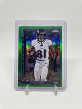2025 Topps Chrome Football - Devontez Walker #26 TRUE GREEN /99 RAVENS