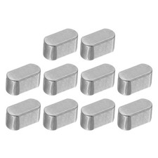 10Pcs Round Ended Feather Key, 6x6x12mm Carbon Steel Parallel Drive Shaft Keys
