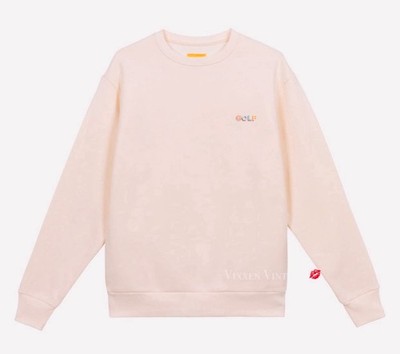 TYLER THE CREATOR '3D LOGO CREWNECK BY GOLF WANG' IN PINK MSRP $100