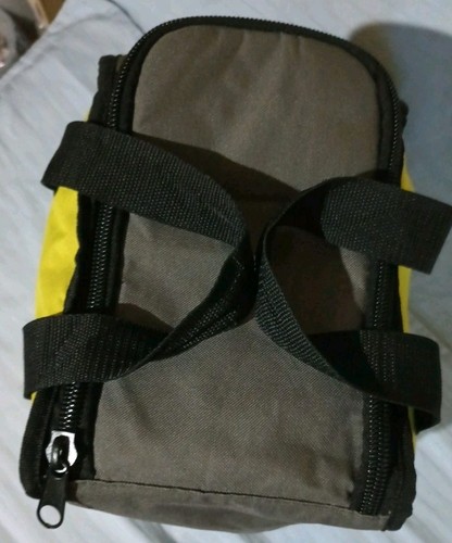 Ryobi Green Zipper Contractors Heavy Duty Canvas Tool Bag 10 x 6 x 8 in - Picture 15 of 21