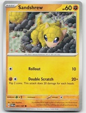 Sandshrew 097/167 Common Twilight Masquerade Pokemon Near Mint