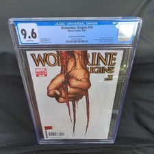 Wolverine: Origins 10 3rd Claw Variant CGC 9....