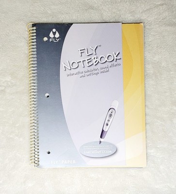 Fly NOTEBOOK 56 Pages Interactive Fly Paper Spiral Bound Notebook NEW 