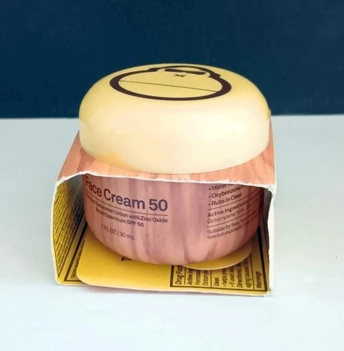 Sun Bum Face Cream 50 Sunscreen Lotion 1oz w/ Zinc Oxide Broad Spectrum - Image 2 of 4