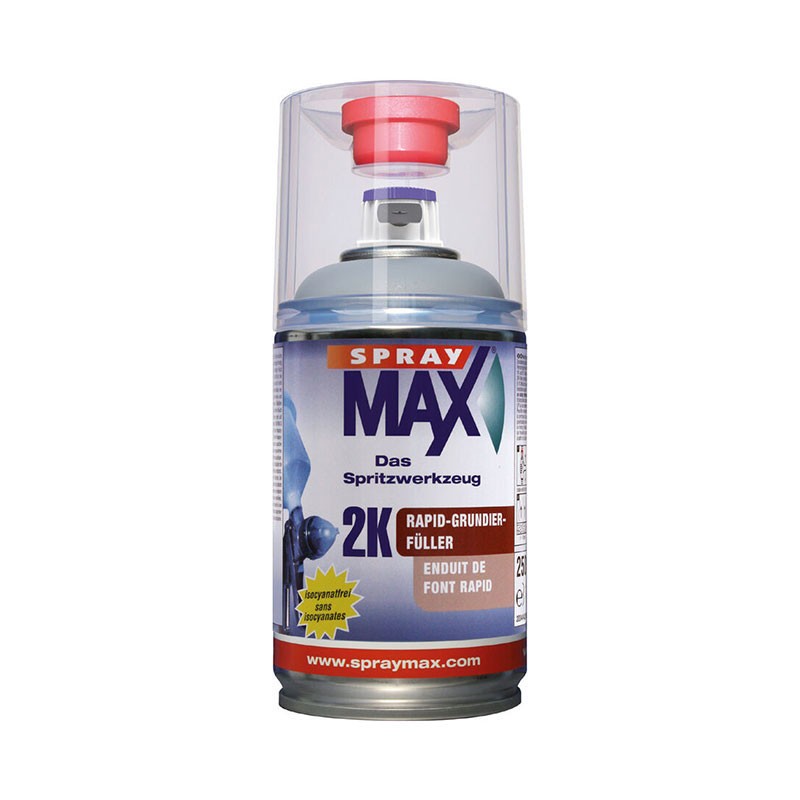 Apprêt gris de fond 2K Spray Max pour effacer les rayures de carrosserie