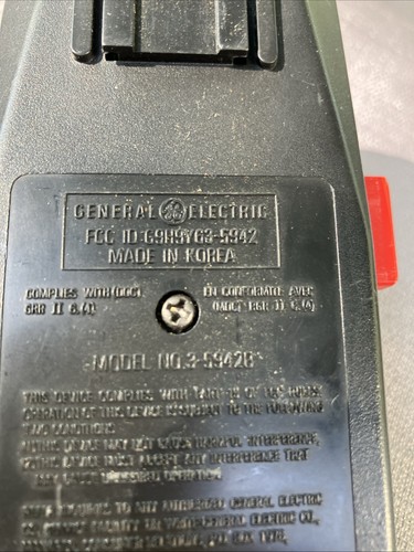 Walkie talkie elettrico General vintage GE Ranger giallo singolo - Foto 12 di 12