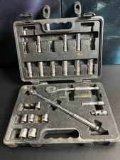 GearWrench 1/2” 19 Piece Metric Deep Mechanics Tool Set 81211F Incomplete