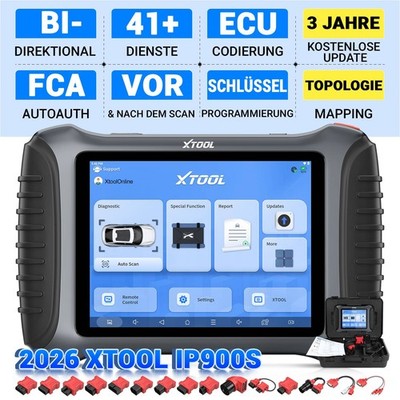 XTOOL IP900S OBD2 Diagnosegerät Bidirektionaler Scanner Schlüssel-Programmierung