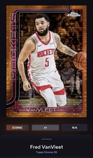 TOPPS NBA COLLECT DIGITAL| TOPPS CHROME 26 | FRED VANVLEET Iconic Orange Pulsar