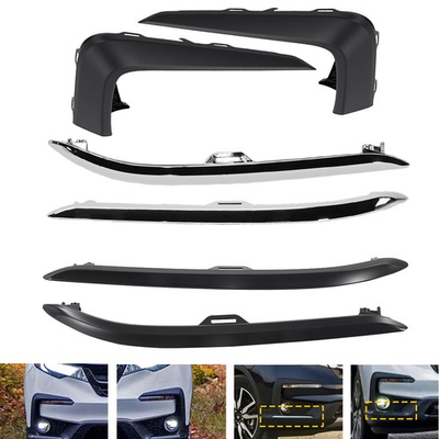 #ad #ad Black Chrome Bumper Trim for 2019 2022 Honda Pilot Front Left Right Upper Lower $75.99