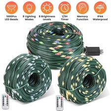 330FT 1000 LED Fairy String Lights Christmas Tree Wedding Party Outdoor Decor