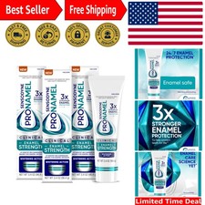 3-Pack Clinical Enamel Strengthening Whitening Toothpaste - Citrus Mint, 10.2 oz