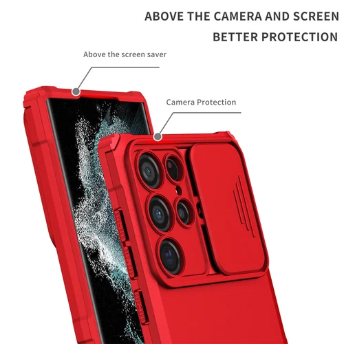 For Samsung Galaxy Note 20 N981 SmartPhone Case CAMERA LENS CASE+BRACKET RED US - Bild 6 von 16