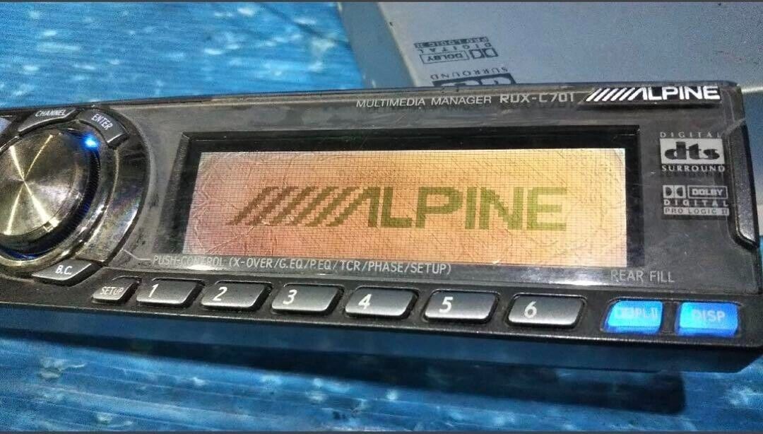 Used ALPINE RUX-C701 PXA-H701 Set Multimedia Manager PKG Used ALPINE RUX-C701 PXA-H701 Set Multimedia Manager PKG