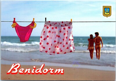 Benidorm Beach, Alicante, Spain Postcard