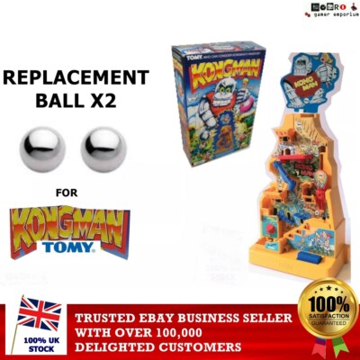 Tomy Kongman NEU x2 Ersatz Metall Stahl Kugel / Kugellager / Marmor / Ersatzteil