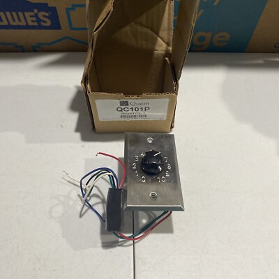 Quam Model QC101P 10-Step Audio Speaker Attenuator Dual Gang