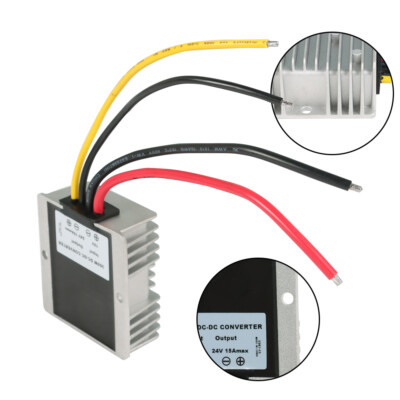 Convertitore DC 12V To 24V 15A 360W - Impermeabile IP67, Con Fusibile, Per Auto, LED, Golf Cart - Foto 2