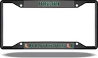 Miami Hurricanes Black License Plate Frame