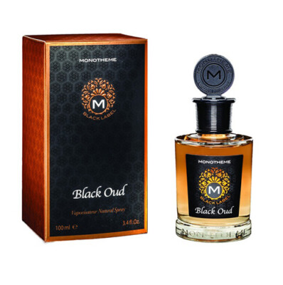 MONOTHEME FINE FRAGRANCES VENEZIA BLACK LABEL BLACK OUD 100ML SPRAY EAU DE PA...