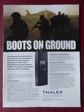 12/2009 PUB THALES COMMUNICATIONS PRC-6809 MULTIBAND RADIO BLACK HAWK AD