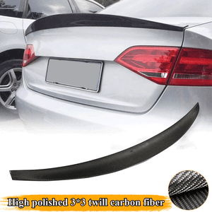 Fit For Audi A4 B8.5 Sedan 2013-2016 Rear Trunk Spoiler Boot Wing Carbon Fiber Fit For Audi A4 B8.5 Sedan 2013-2016 Rear Trunk Spoiler Boot Wing Carbon Fiber