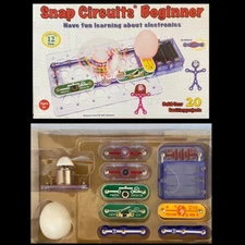 Elenco Kids Basic Electronic Learn Electronics Snap Circuits Beginner Kit SCB-20