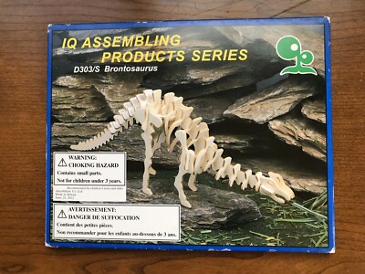 IQ Assembling Product Series - Brontosaurus- Unopened