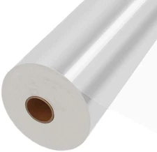 330 ft Clear Cellophane Wrap Roll 31.5 in x 330 ft - 3 Mil Thicken Cellophane...