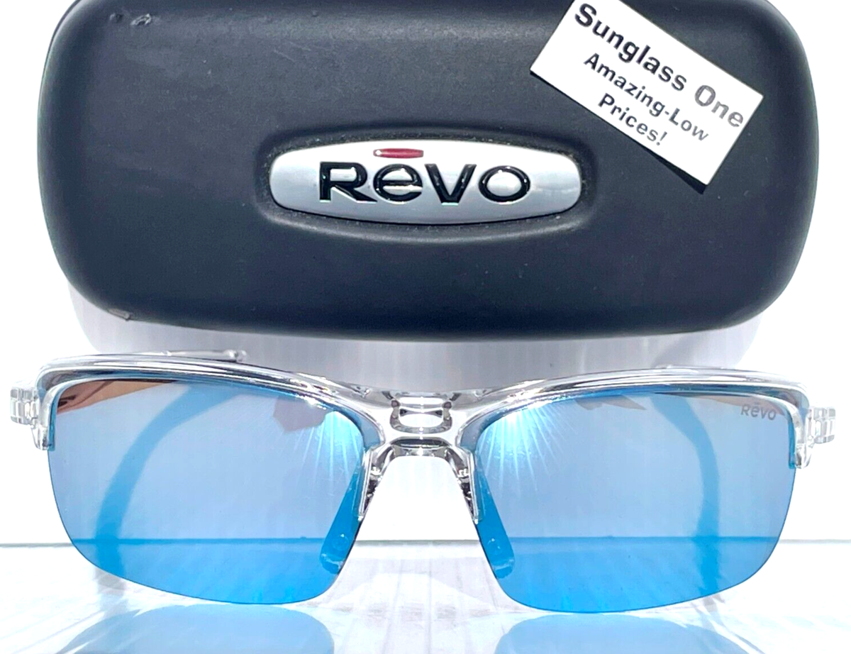NEW REVO CRUX N Crystal Clear POLARIZED Blue Water Lens