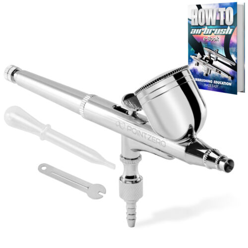 Dual Action Gravity Feed Airbrush 0.3mm Spray Paint Tattoo Nail Art - Afbeelding 1 van 4