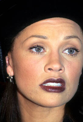 Vanessa Williams recording Freedom in the studio New York February- Old Photo 14