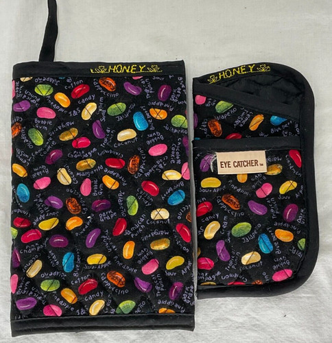 Jellybean Print Fabric Eyewear Case and Book Cover-Eye Catcher by Honey
