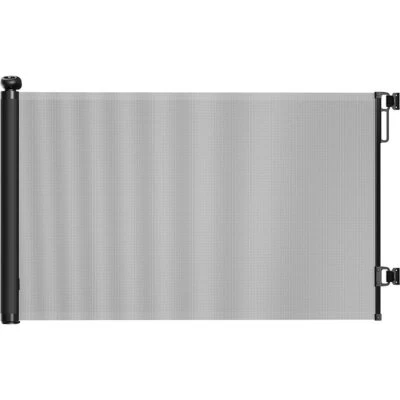 Carlo Milano Ausziehbares Treppenschutzgitter, 13 - 140 cm, 85 cm hoch, schwarz