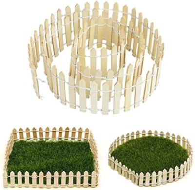 Mini recinzione da 10 pezzi, recinzione da giardino fatato per micro paesaggi, fiori, vasi succulenti, accessori, ornamenti, 90 cm x 5 cm | Leroy Merlin