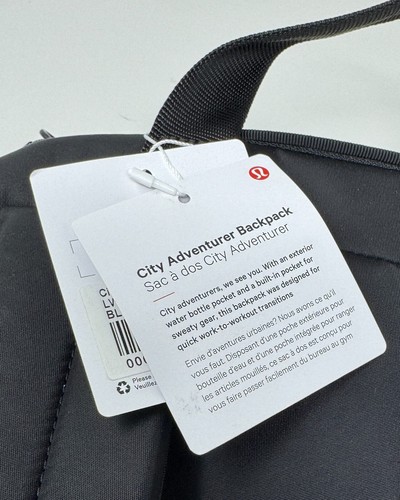 NUEVO ~ Lululemon ~ MOCHILA City aventurer ~ 20l ~ negro ~ lw9du4s ~ nuevo con etiquetas - Imagen 6 de 9