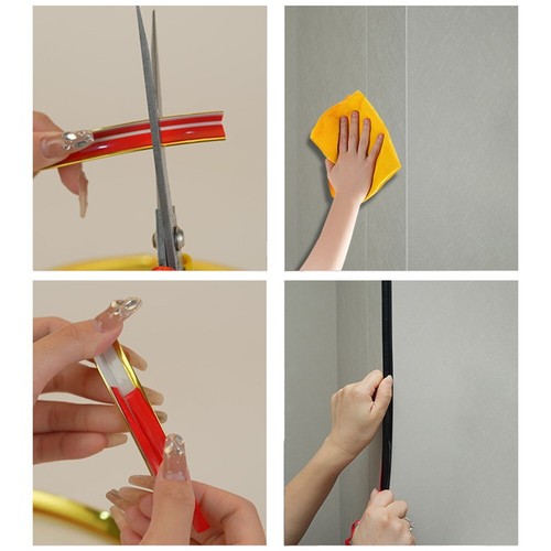 Multi Purpose PVC Angle Profiles for Cabinet Table and Wall Corner Protection - Picture 24 of 47