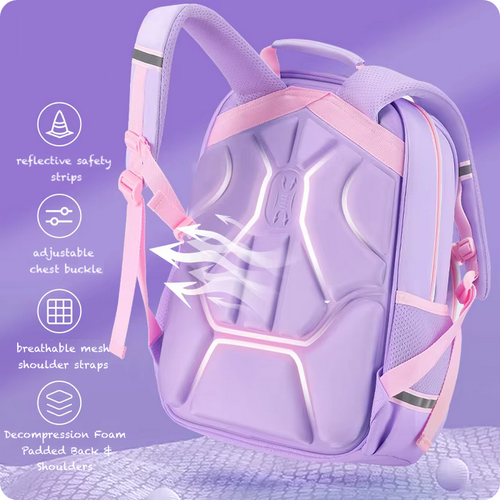 Sanrio Kuromi Backpack for School Trendy Purple Genuine Hello Kitty School Bag - Picture 11 of 22